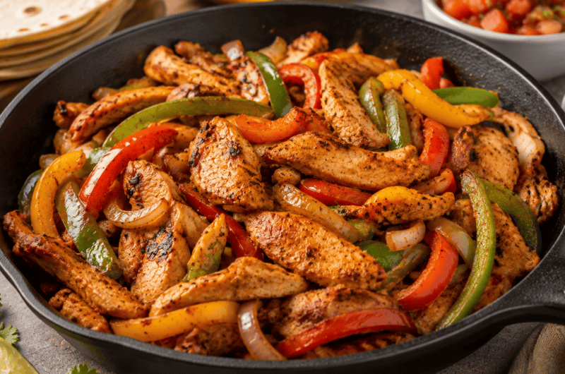 Air-Fryer Chicken Fajitas