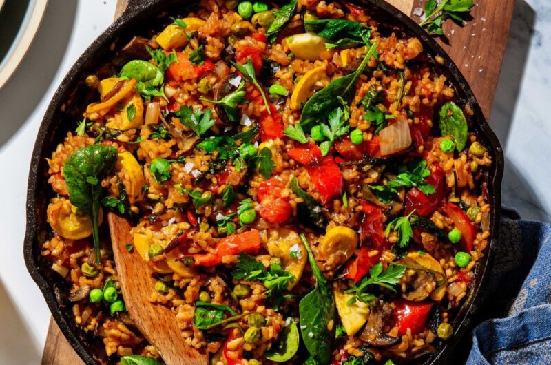 Vegetable Paella Recipe