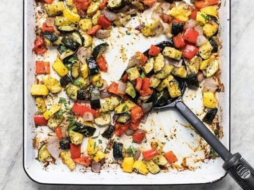 Vegetarian Sunday Special Roasted summer vegetables Recipe