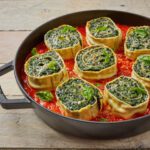 Spinach & ricotta rotolo Recipe