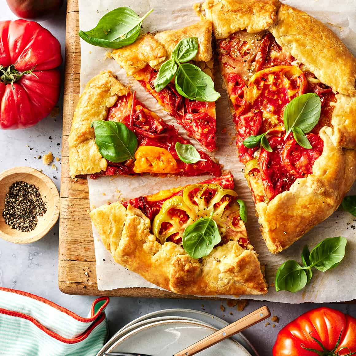 Tomato galette Recipe