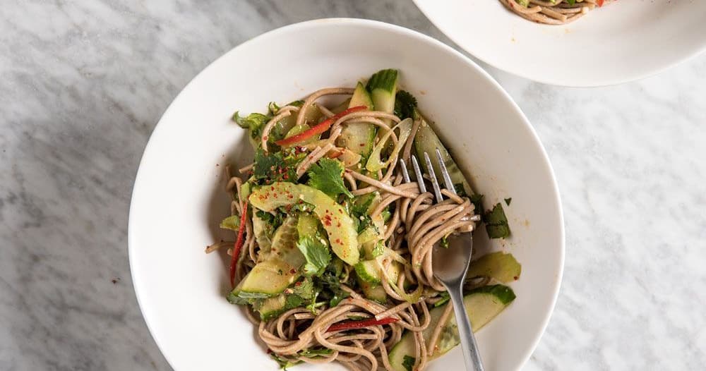 Buckwheat Soba Tiger Salad