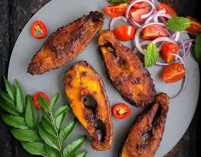 Chettinad Fish Fry: A Simple and Spicy South Indian Dish