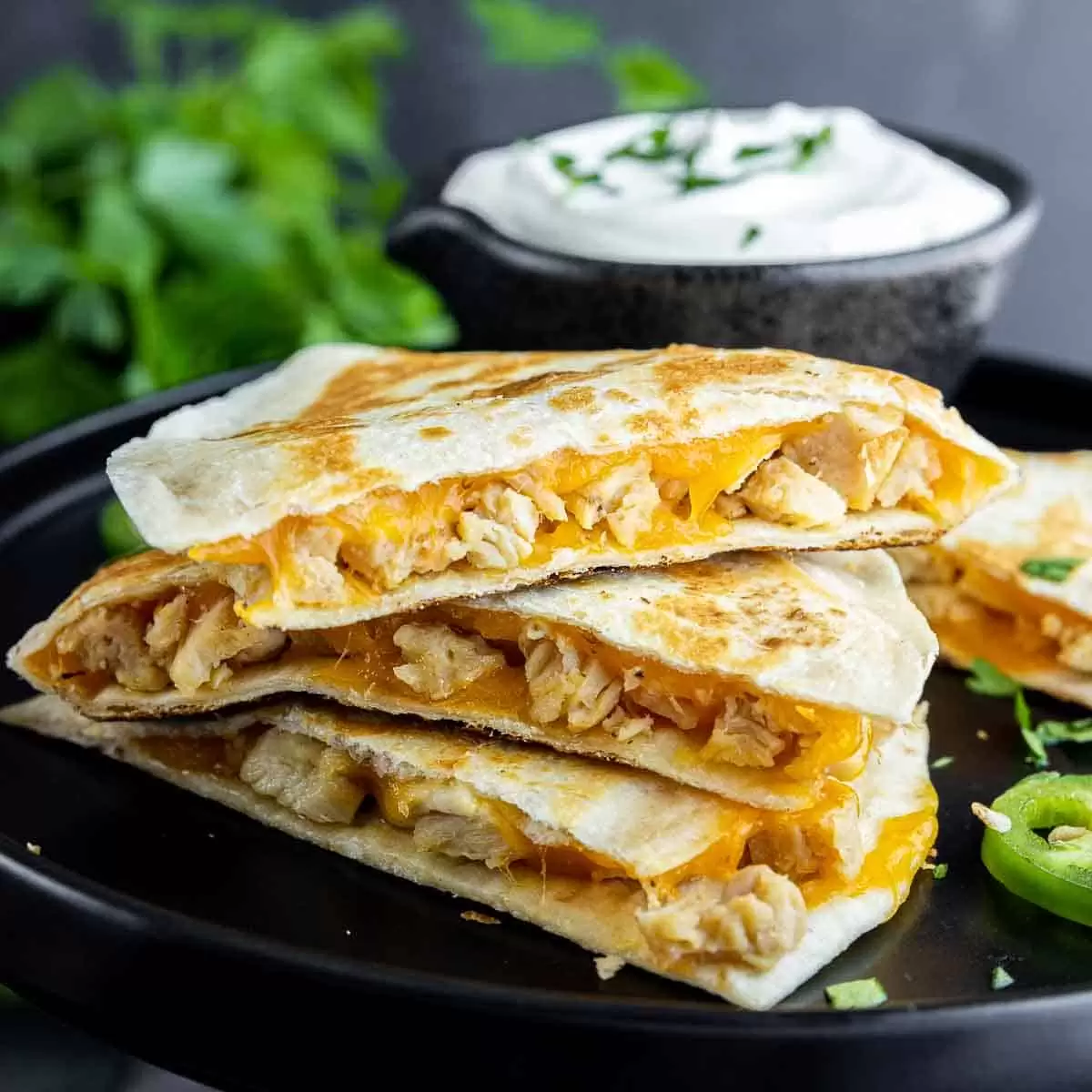 Easy Chicken Quesadilla Recipe