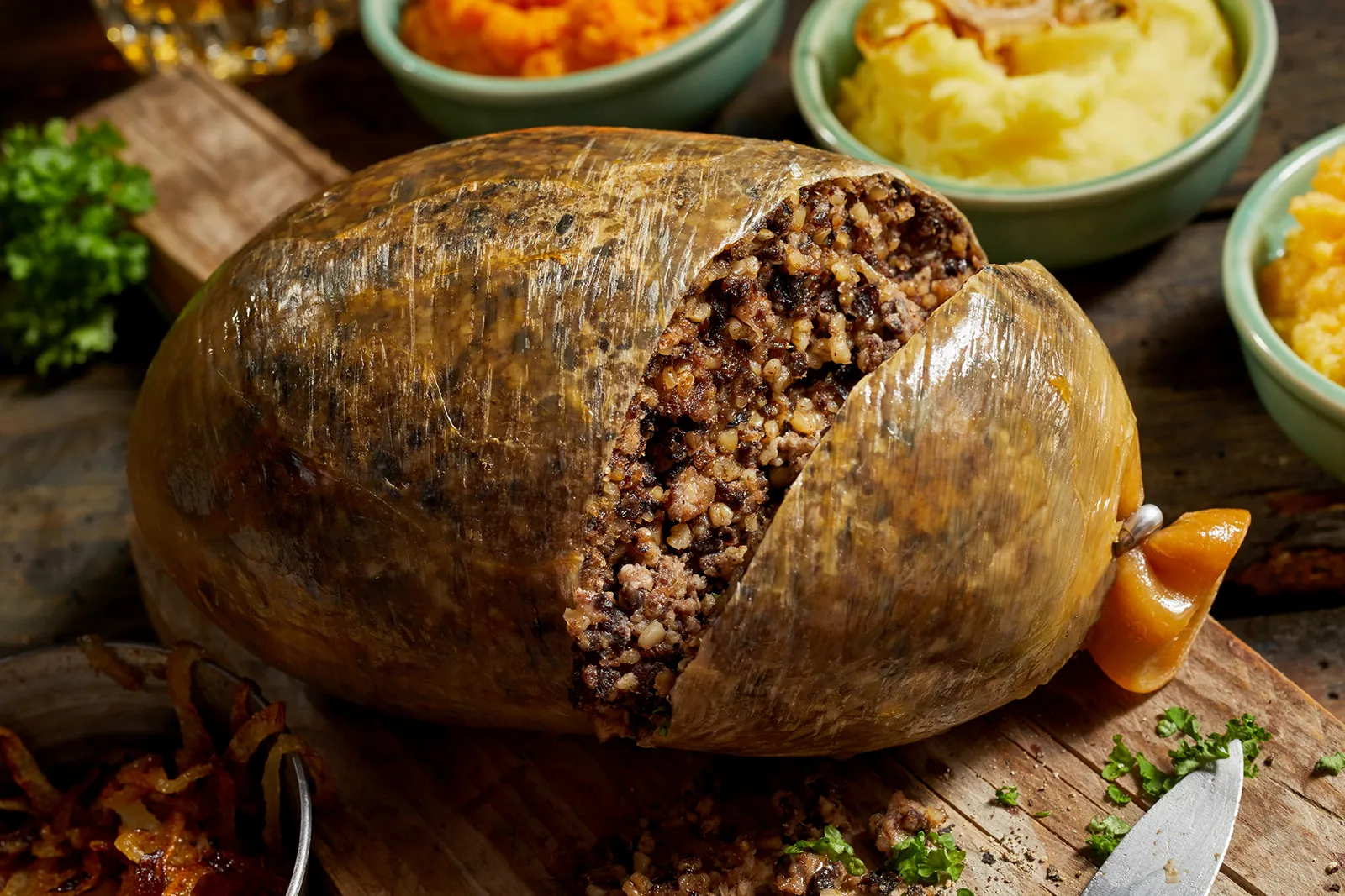 Traditional Haggis: A Hearty Scottish Delicacy