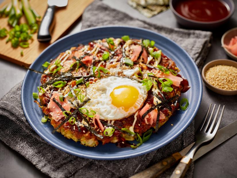 Okonomiyaki-Inspired Crispy Rice