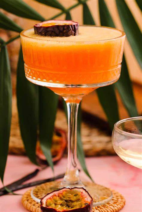 Passion Fruit Fizz Martini