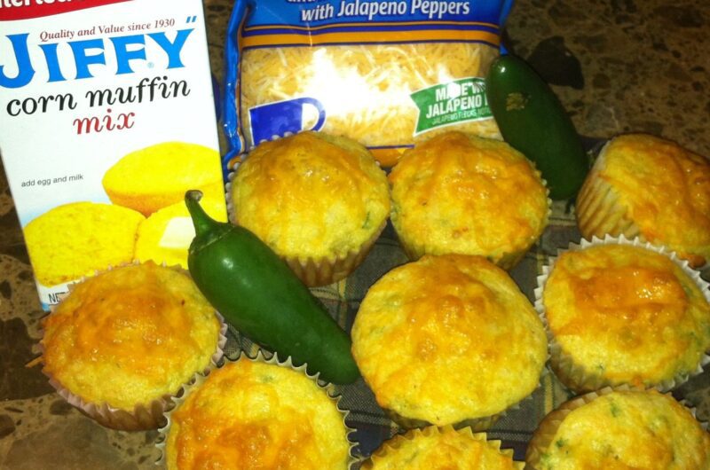 Jiffy Jalapeno Cheese Cornbread Muffins