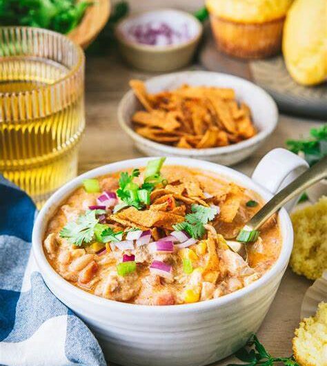 Crockpot Buffalo Chicken Chili