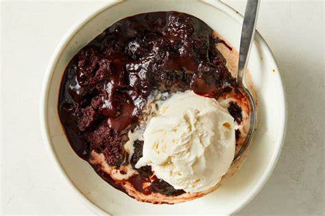 Microwave Chocolate Pudding Cake