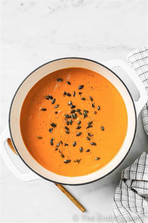 Harissa Butternut Squash Soup