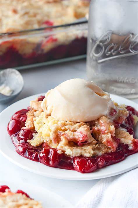 Cherry Cheesecake Dump Cake