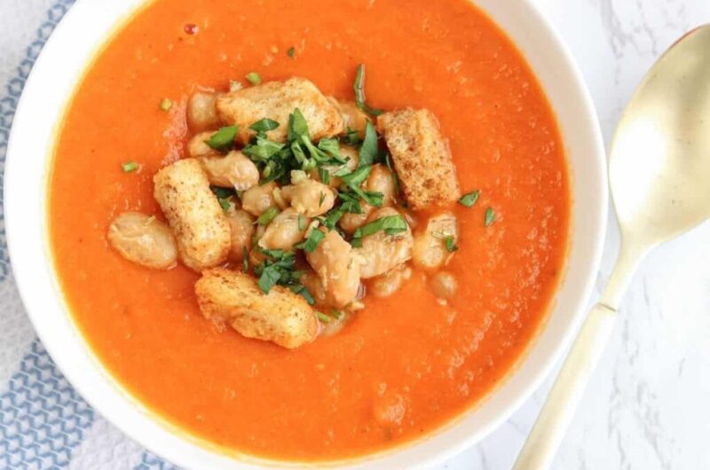 Creamy Tomato Bean Soup