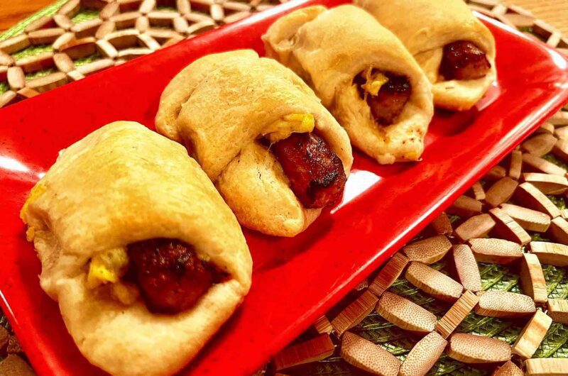 Crescent Sausage Egg Roll-Ups