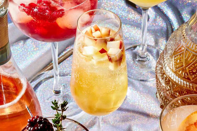 Honey-Chamomile Prosecco Cocktail