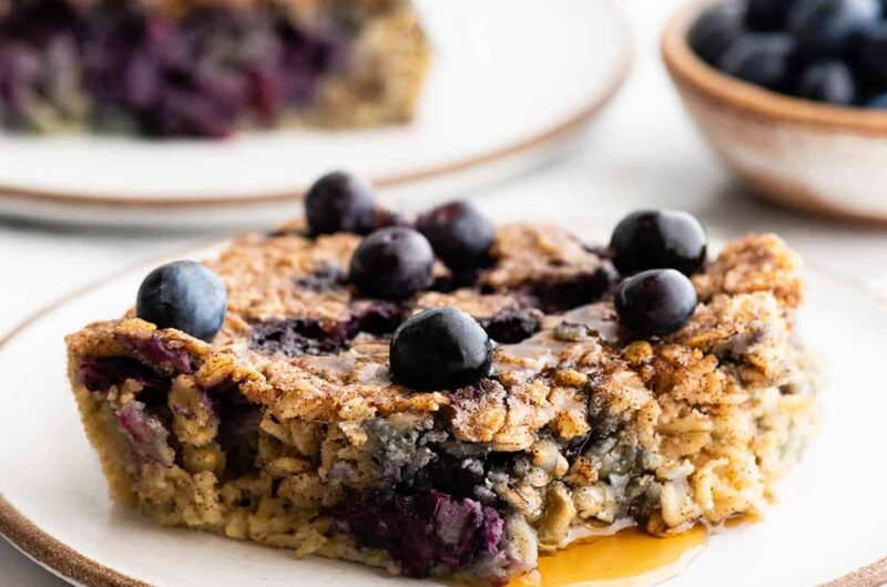 Blueberry Baked Oats