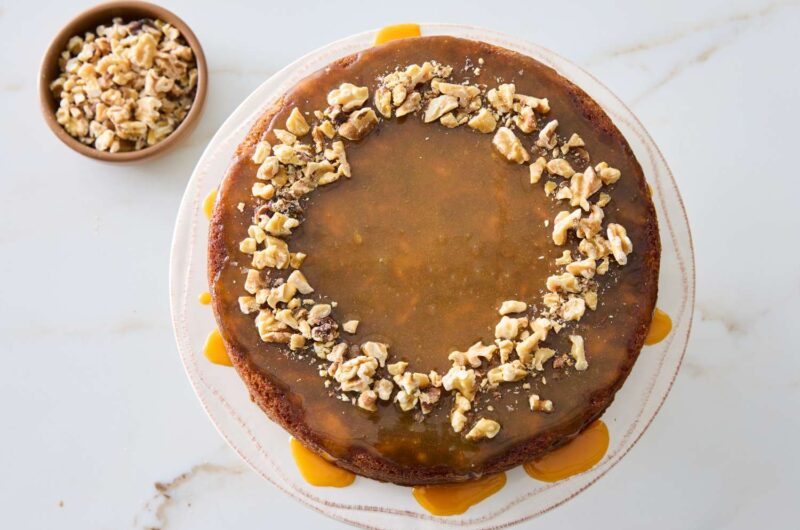 Glazed Carrot Snack Cake