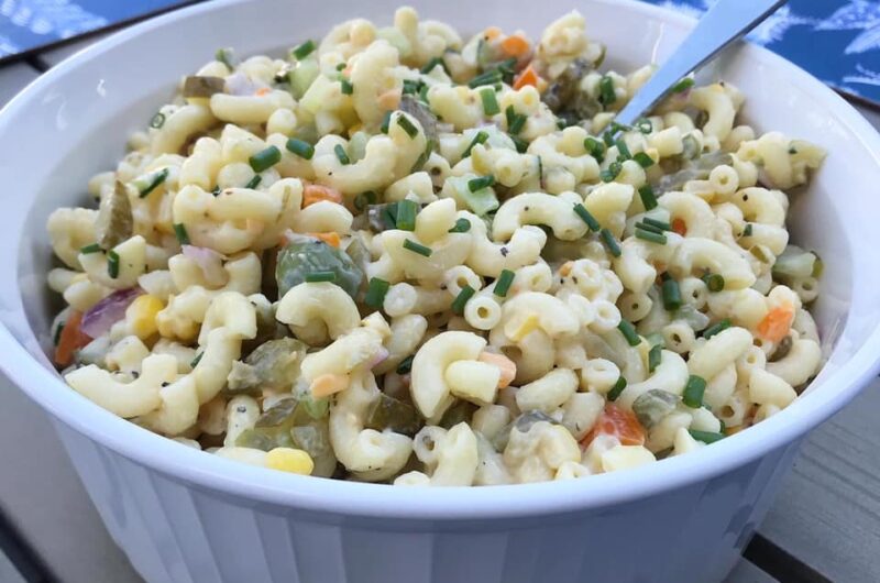 Macaroni Salad with Pickles