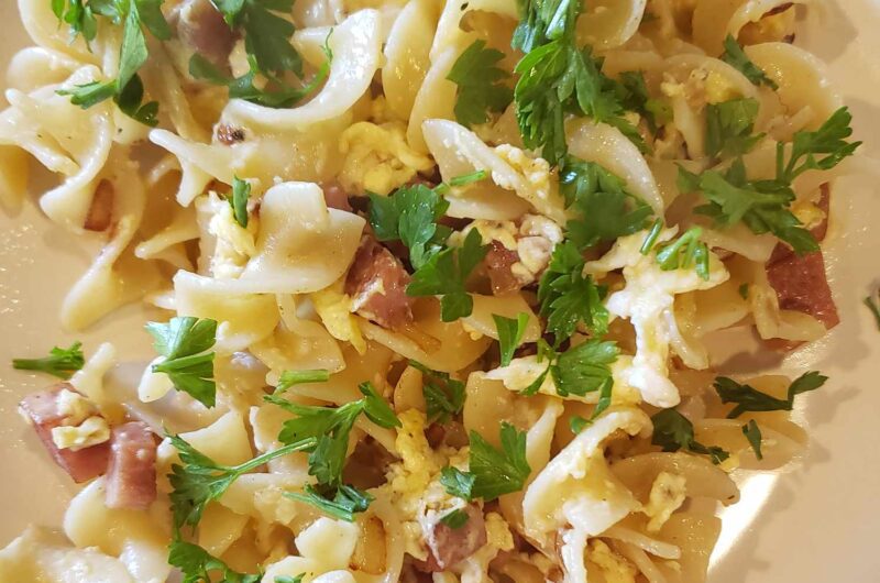 Ham and Egg Noodles (Schinkennudeln)