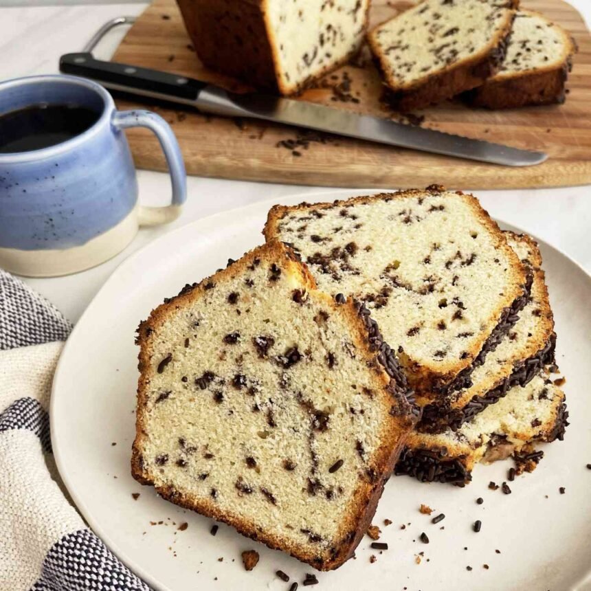 chocolate cake with sprinkles