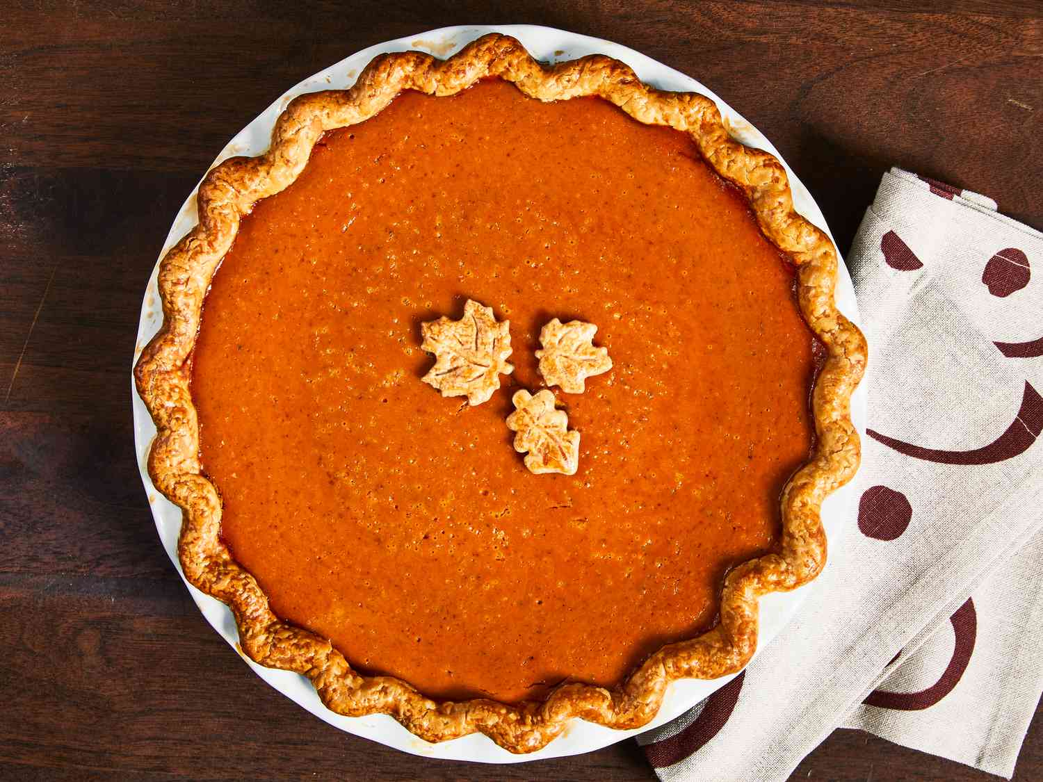 Homemade Fresh Pumpkin Pie