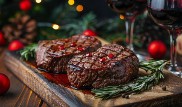 Christmas Steak (Restaurant-Style Porterhouse with Salsa Roja & Chimichurri)