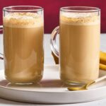 eggnog latte in mug,
