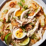 chicken arroz caldo bowl