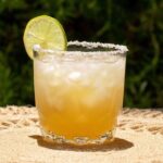 breakfast margaritas in glass,