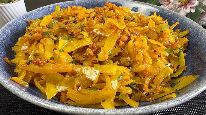 cabbage sabzi in bowl