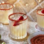spicy margarita in glass