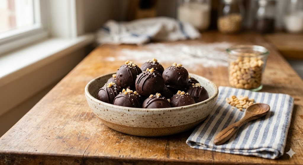 peanut butter balls chocolate coated