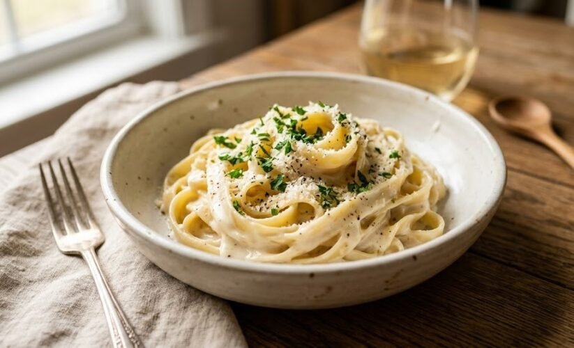 creamy alfredo sauce pan