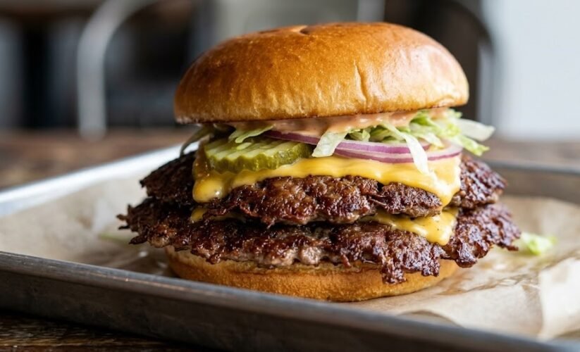 smash burger crispy edges