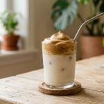 dalgona coffee whipped foam