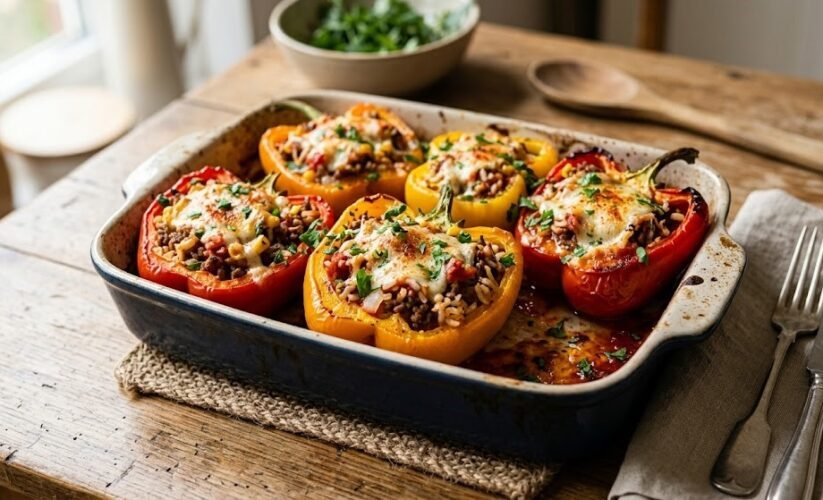 stuffed bell peppers with rice