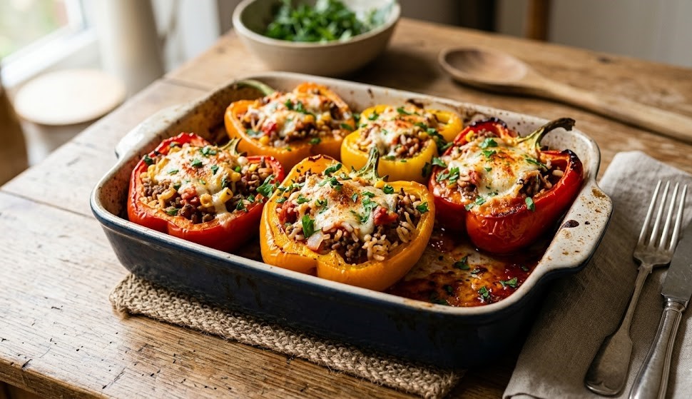 stuffed bell peppers with rice