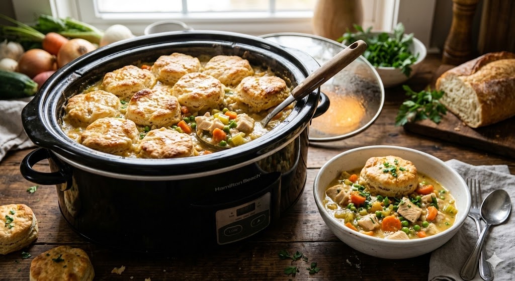 Crock Pot Chicken Pot Pie