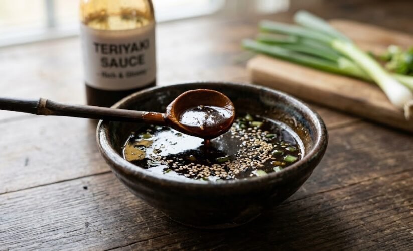 homemade teriyaki sauce bowl