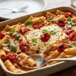 baked feta pasta dish