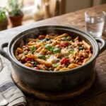 one pot pasta skillet dish
