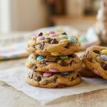 easter chocolate chip cookies with candies