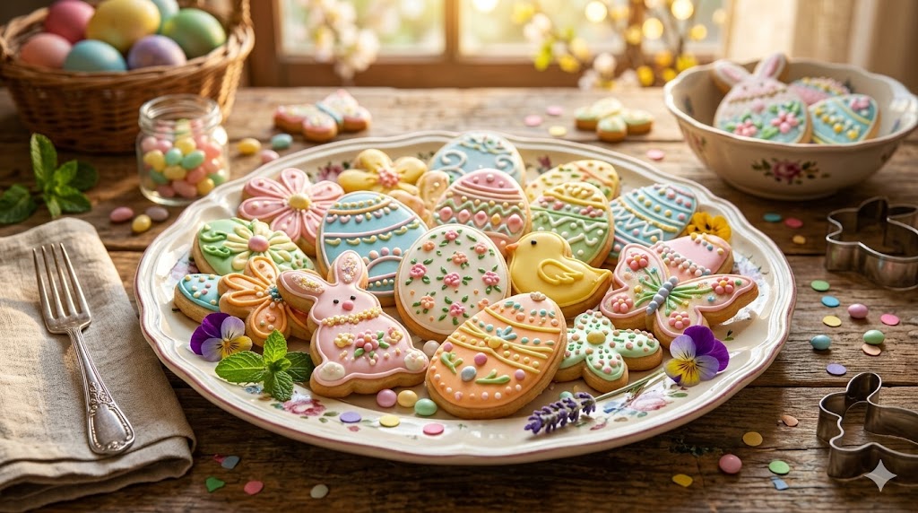 Easter Bunny Sugar Cookies (Decorated)