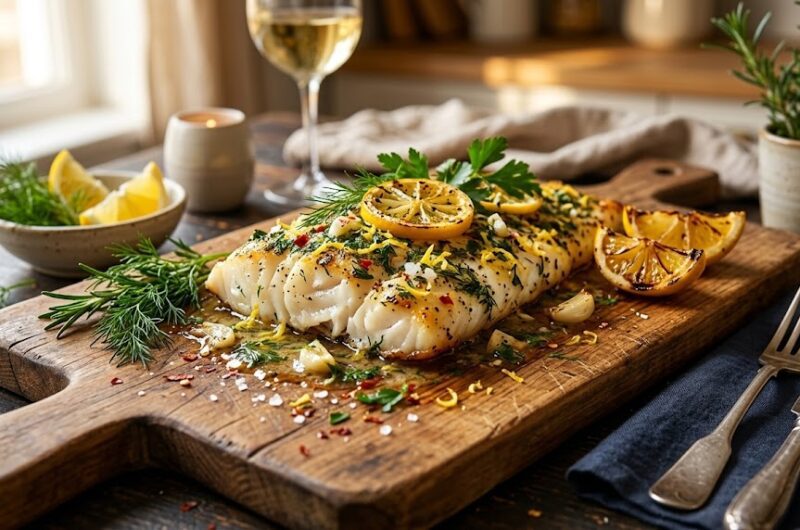 Easy Baked Lemon Garlic Fish for Good Friday