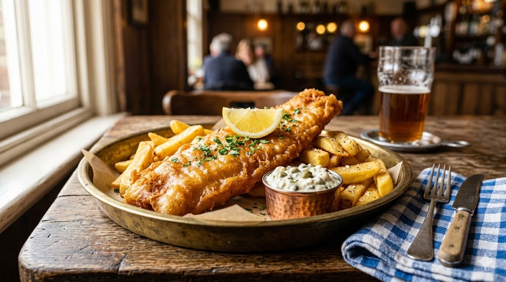 fried fish on plate