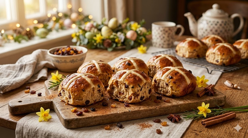 Traditional Hot Cross Buns Recipe