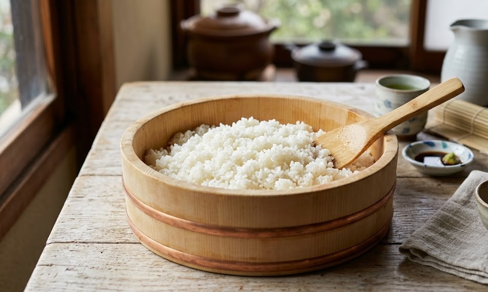 homemade sushi rice sticky texture