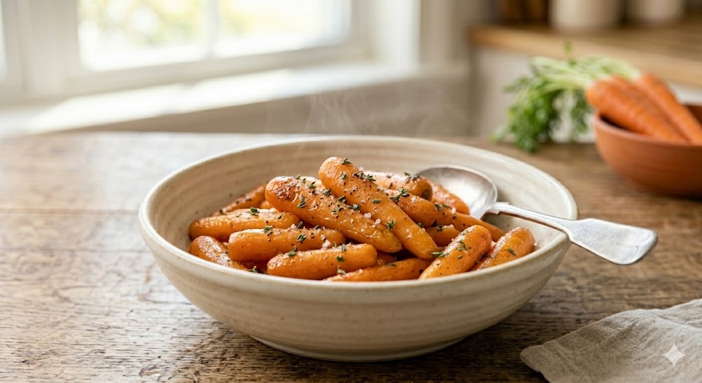 Buttery Cooked Carrots