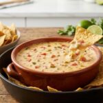 cheesy rotel dip with chips