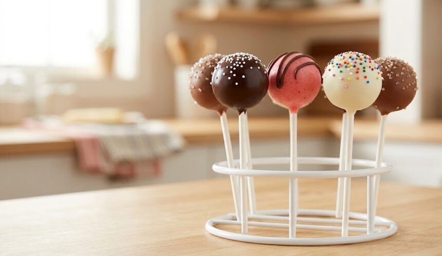 homemade cake pops with sprinkles